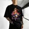 Mens and Womens AllCotton Tshirt ONE PIECE Monkey D Luffy Summer 2026 Harajuku Style Anime Print Loose Short Sleeve