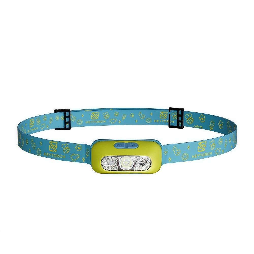 

Strong Light Kids LED Headlamp Sensor Headband Flashlight Head Light Children Run Read Cycling жёлтый