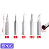 5PCS/Set Soldering Iron Tips Head DIY Electric Soldering Iron Replacement Tip Repair