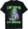 T1 Gamer Skeleton Gaming Video Games T-Shirt