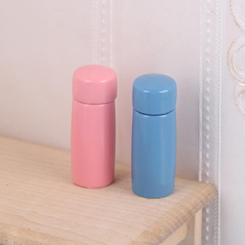 1/12 Dollhouse Miniature Thermos Cups Water Cup Doll House Food Play Scene Decor Accessories