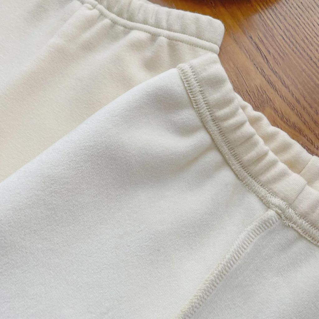 Leggings en velours pour enfants: Pantalon chaud une pièce de style coréen pour garçons et filles, automne/hiver.