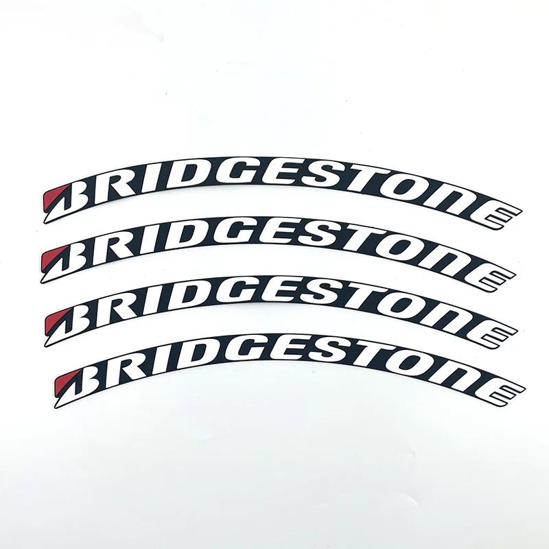 2CM height tire letter stickers 3D rubber waterproof racing Wheel stickers Personalized  decals for car motorcycle Style