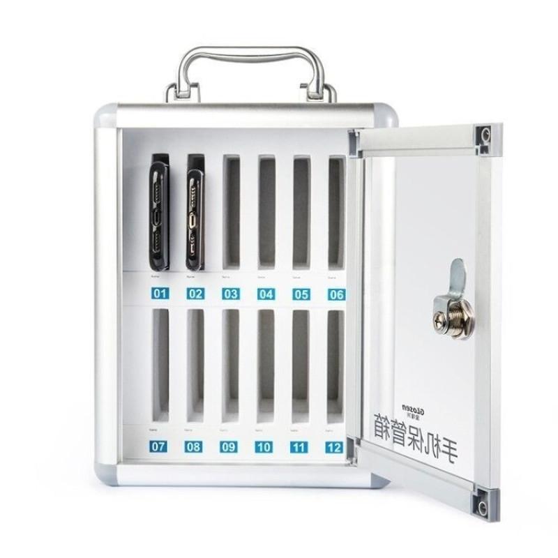 Transparent Restaurant Employee Storage Student Meeting Factory Locker Cell Phone Safe Deposit Box Portable Phone Storage Box