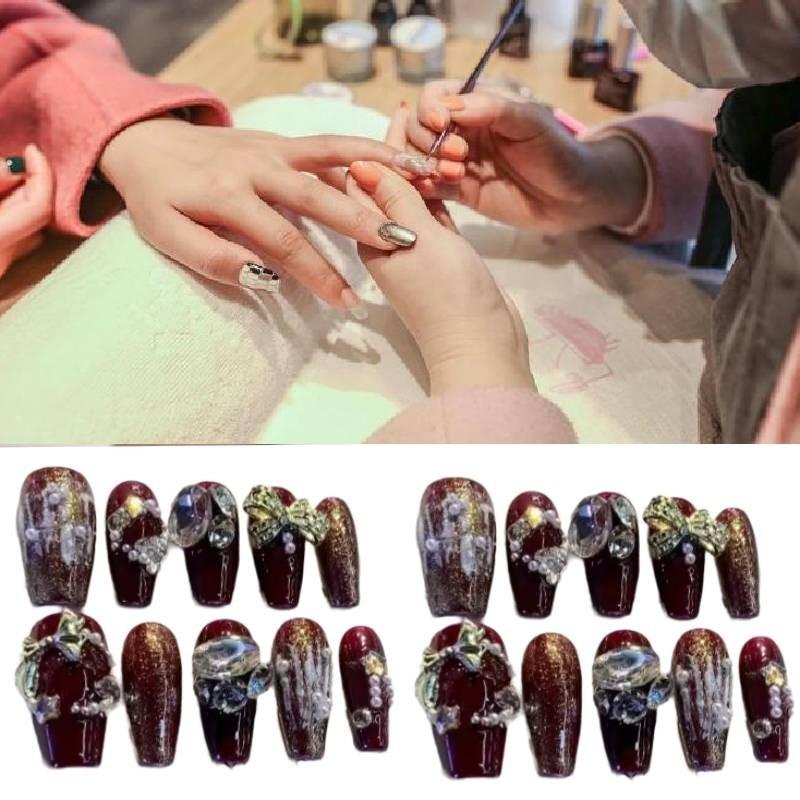 Nail Handmade Wear Fashion Casual Simple Exquisite Classic Nail Patch Style