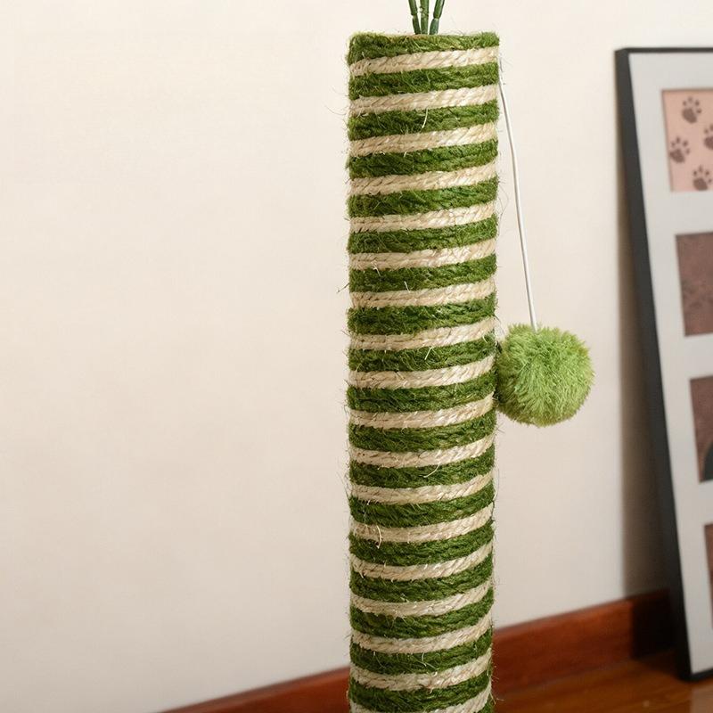 Sisal Cat Scratching Post Pet Cat Tree Climber Durable Scratcher Toy for Kittens to Grind Claws & Relieve Itch No Litter Mess