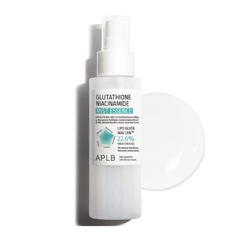 APLB Glutathione Niacinamide Mist Essence 105ml – Brightening & Hydrating Spray
