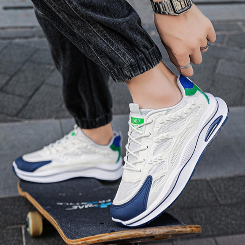 Fashion New Men Sneakers Anti-slip Wear-resistant Soft-sole Running Shoes Tennis Shoe High Quality Comfortable Air-cushion Sports Shoes