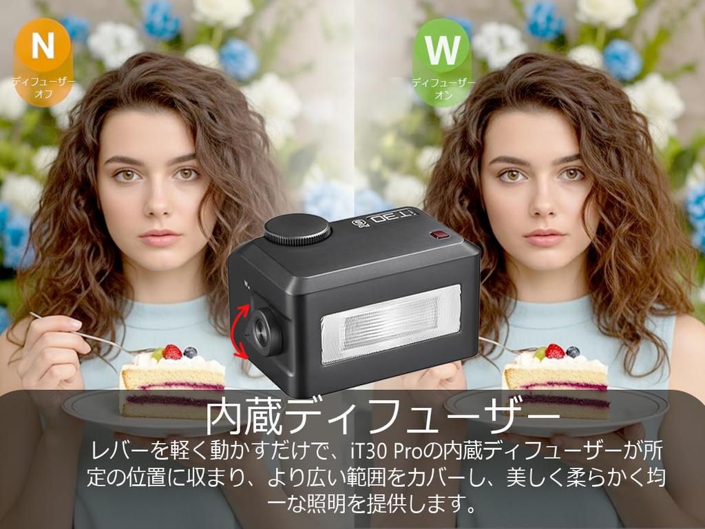 Godox iT30Pro N Camera Touchscreen Color TTL Camera Compact Yet 560 Full Wireless Master and Slave Optical Compatible with Nikon 120g Weight Japanese