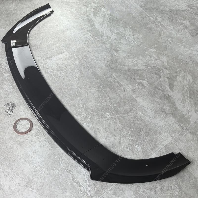 Car Front Bumper Lip Spoiler Splitter Diffuser For Seat Leon MK2 2.5 FR Cupra 2010-2012 Facelift Air Blade Bodykits Tuning