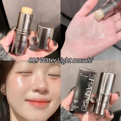 Barra Iluminadora Hidratante y Radiante Cremosa para la Piel Maquillaje Coreano Barra de Maquillaje para Rubor