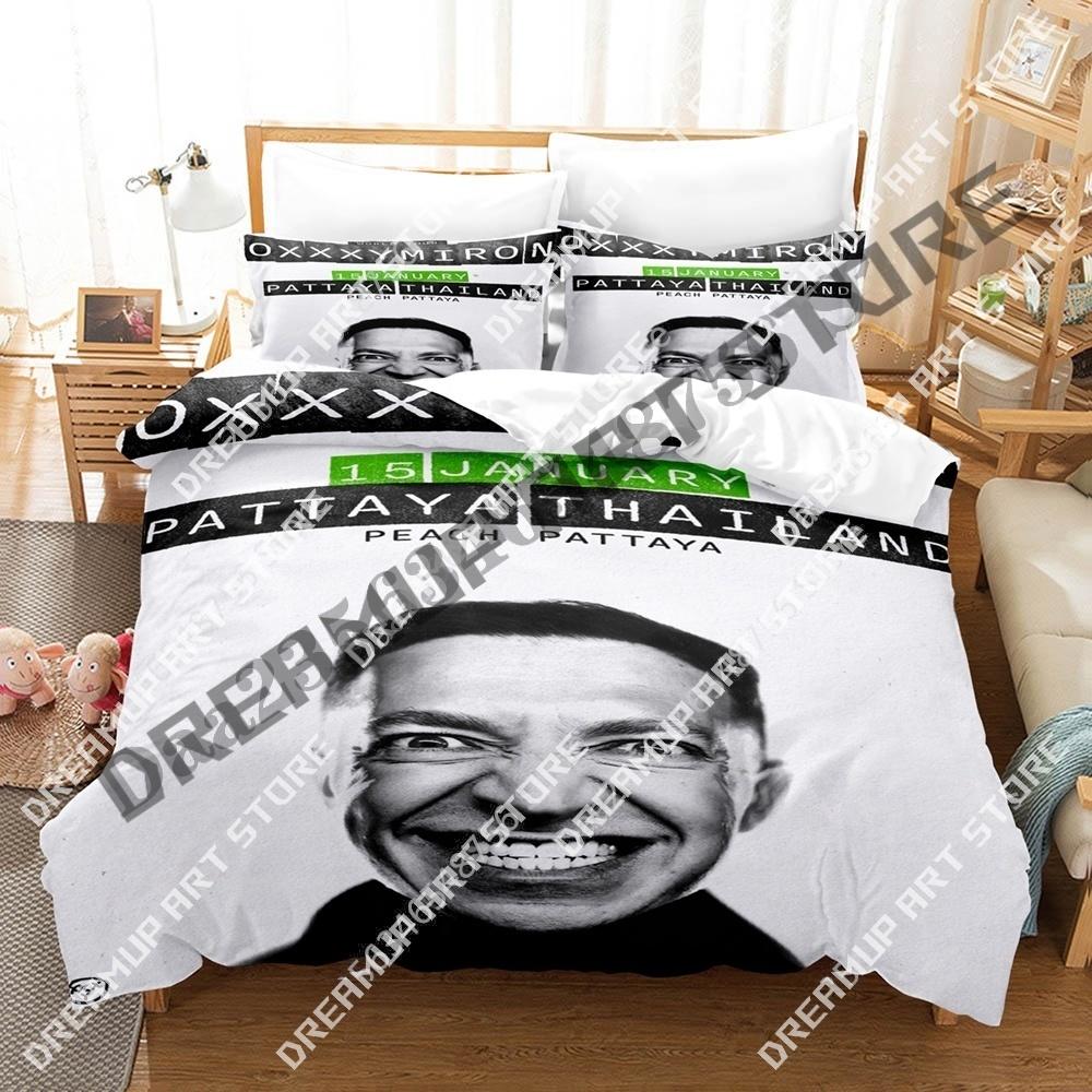 3D Print Oxxxymiron Bedding Set Boys Girl Twin Queen King Size Duvet Cover Pillowcase Bed boys Adult Home Textiles