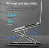 Aluminum Alloy Adjustable Laptop Stand with Dual-Layer Heat Dissipation