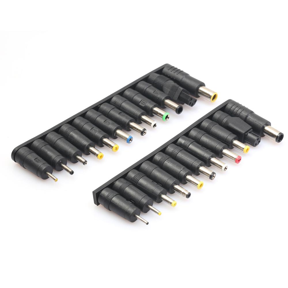 23Pcs Universal DC Power 5.5 x 2.1 Jack Female to Male Power Connector Adapter for Laptop
