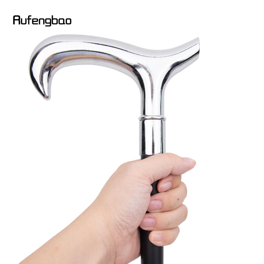 Weißer T-förmiger modischer Gehstock für Gentleman, dekorativer Stock, Cosplay, Vintage-Party, modischer Spazierstock, Bischofsstab, 93 cm