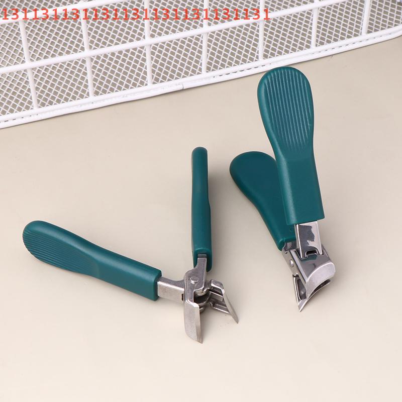 Wide-Jaw Opening Anti-Splash Slanted Nail Clipper Ingrown Nail Clippers Portable Toenail Fingernail Trimmer Set Manicure Tool