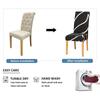 Capas de cadeira de elastano para impressão, capa elástica para assento de cadeira, sala de jantar, assento de cadeira, restaurante, casamentos, banquete, hotel, elástico, flexível