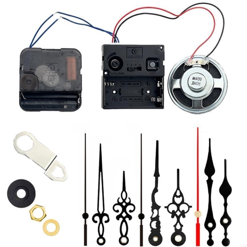 62KD DIY Quartzs Clock Mechanism Set Battery Powered Motor Replacements 12888 Clock Movement for Wall Clocks for Hobbyists