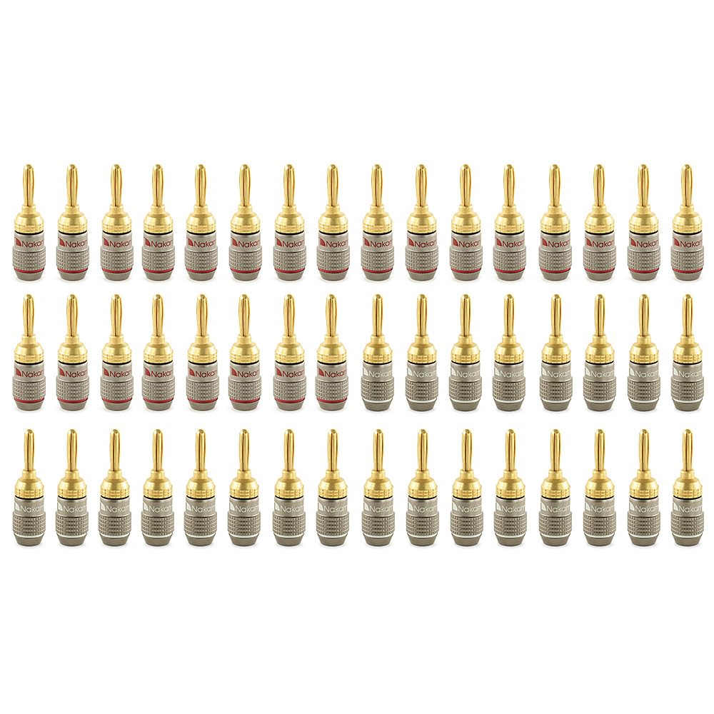 

Nakamichi FanLock Серия Excel Позолоченные 24K Банановые разъемы 10 AWG 18 AWG Размер калибра 4 мм для акустического усилителя стерео домашнего кинотеатра радио аудио провода