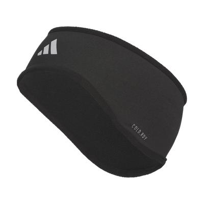 Adidas Alphaskin Reflective One Size Headband, Black/Silver F23,