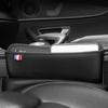 Universal Leather Two In One Car Seat Slot Storage Box Gap Plug Filler Crevice Phone Holder Organizer For Bmw For