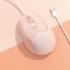 USB Wired Mute Mouse Type C USB Cable Ergonomic Mice Type C Wired Mouse  Desktop Notebook