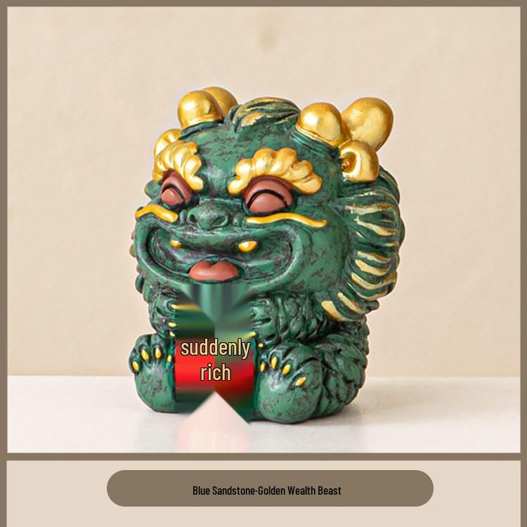 Wealth-Attracting Pixiu Ornament: Unique Gift for Teachers, Friends, Elders - Ideal for Birthdays and Housewarming No Specification