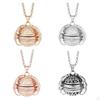Expanding Photo Locket Necklace Pendant 4 Pictures Jewelry Decoration DIY Valentine Day