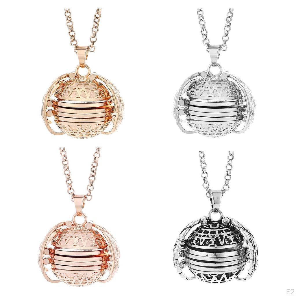 Expanding Photo Locket Necklace Pendant 4 Pictures Jewelry Decoration DIY Valentine Day