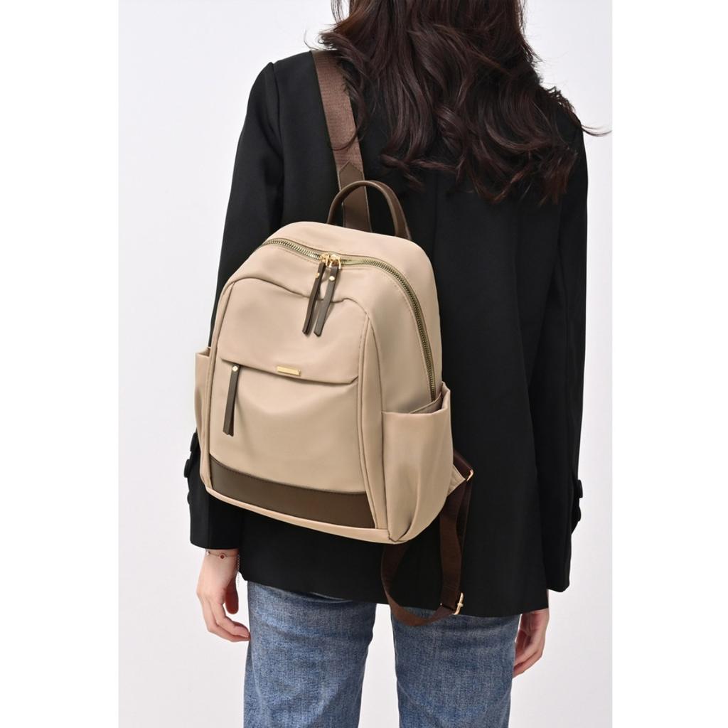 Ladies' Large Capacity Backpack - Lightweight and Durable Nylon College Style Backpack School Backpack | Fashion Backpack | Nylon Travel Backpack