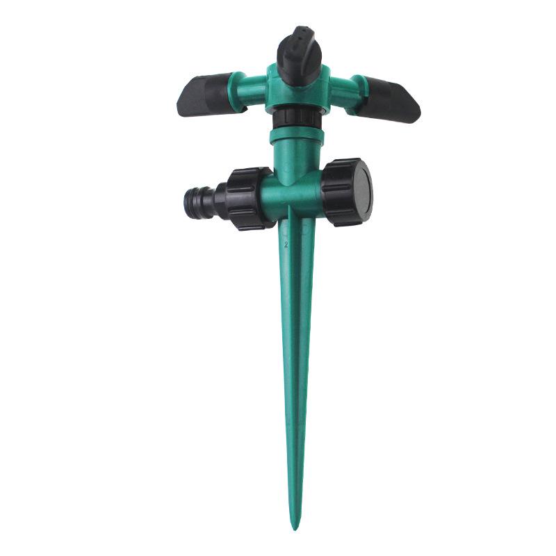 Ground-Mounted 360° Rotating Sprinkler for Lawn, Roof Cooling & Garden Irrigation
