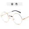 Fashion Round Shape Glasses Frames for Women Trendy Stylish Metal Frame Glasses Women High Quality Frames Woman