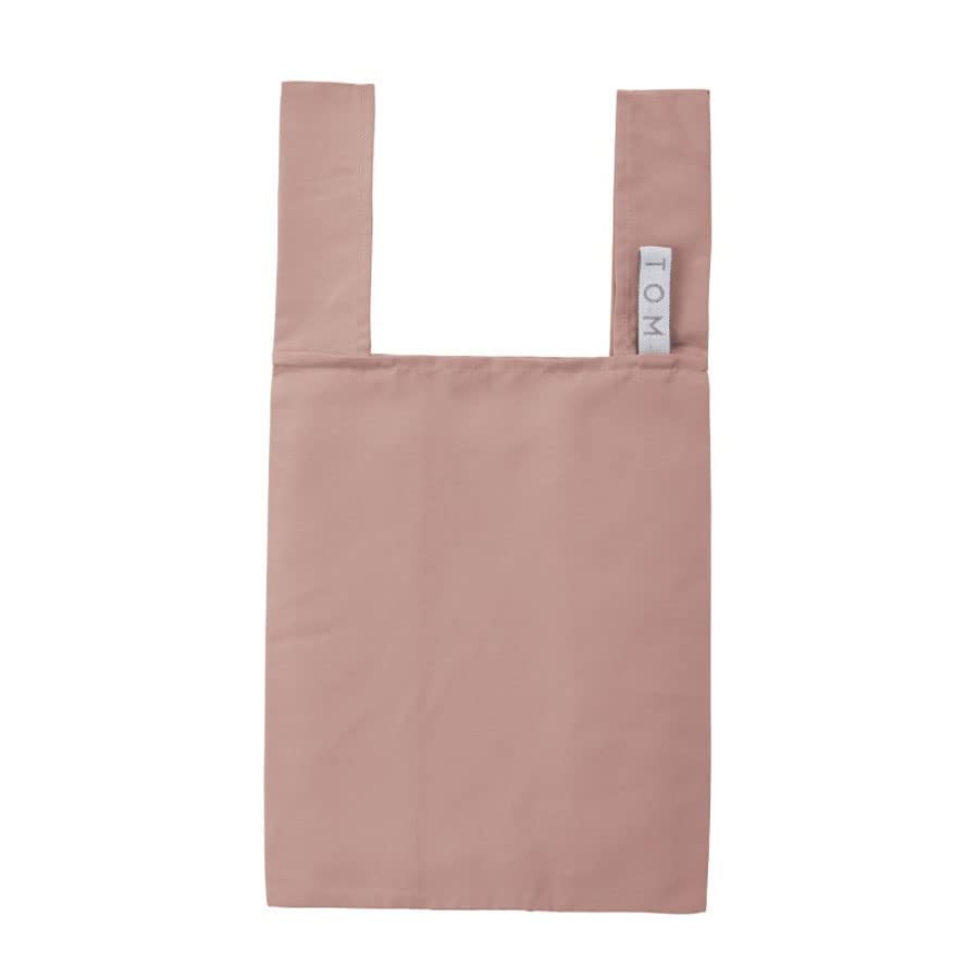 

MOTTERU Kururito Daily Bag in Smoke Pink Fabric Eco Gift Stylish, Foldable, Compact, Bag, Cute, Outdoor,