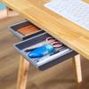 Space Saving Adhesive Mounted Organizers Drawer Under Table Surfaces For Mess Release Workspaces