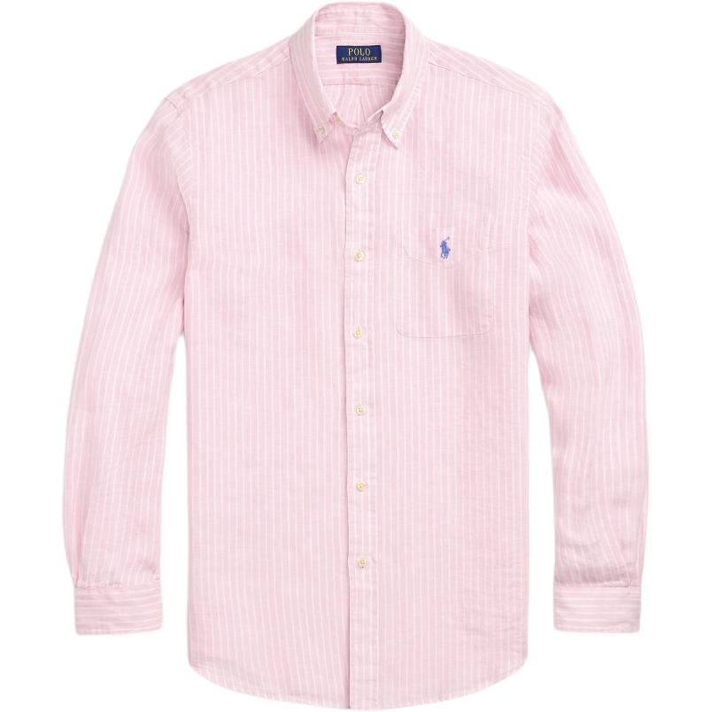 

Polo Ralph Lauren Рубашка поло в полоску с пуговицами на воротнике мужская MNPOWOV16824224-650 M