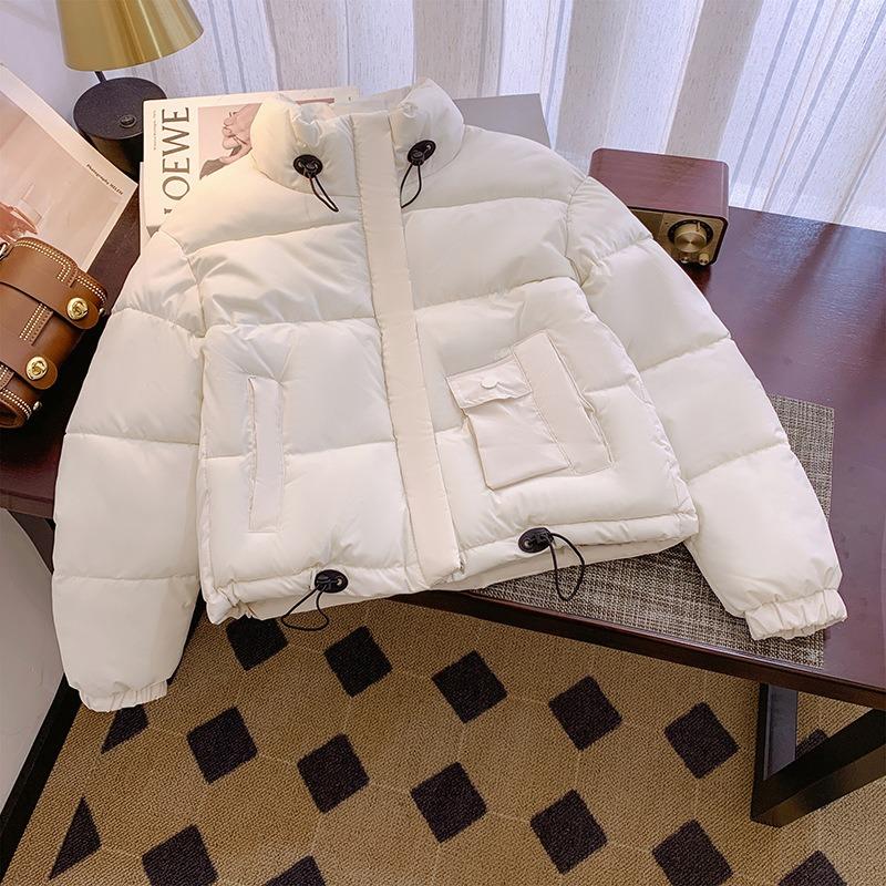 Damen-Kurzbekleidung mit Baumwollfüllung, neue kleine lockere Baumwollbekleidung, Brotbekleidung und Baumwolljacken im Winter.