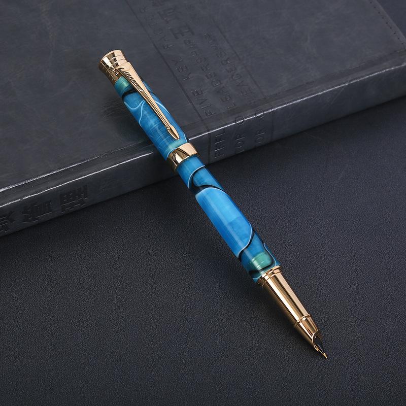 Acrylic Creative Gift Pen Set National Day Holiday Business Birthday Gift Student Practice Signature Pen