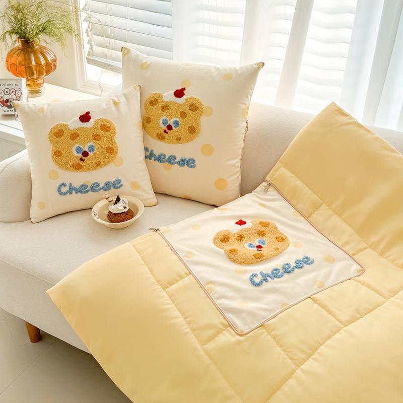 2025 Foldable Car Interior Cushion & Blanket: Converts Between Backrest Pillow and Air Conditioning Quilt