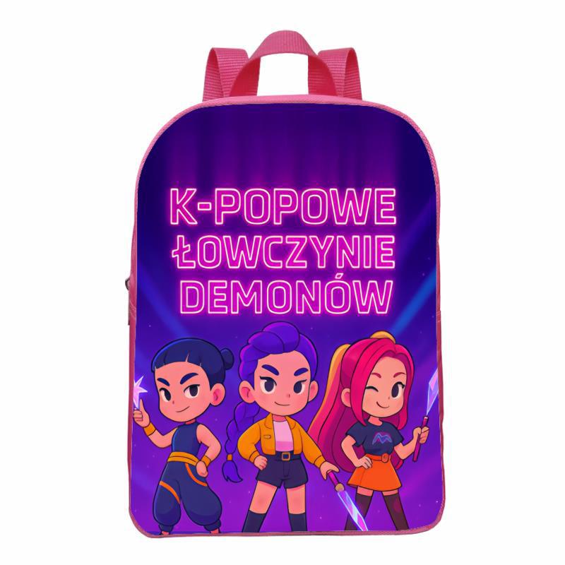 Huntrix Kpop Demon Hunter Meisjesgroep Roze Kinder Mini Rugzak voor Kleuterschool, Ouder-Kind Tas
