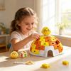 Tier-Schneehütte Brettspiel 2 Spieler Pinguin Küken Capybara Iglu Eisstein Schlagspiel Lernspielzeug Kleinkinder Jungen Mädchen Geschenk