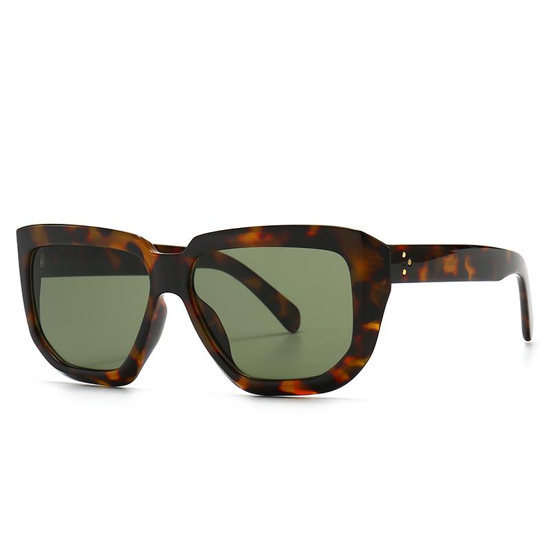 Cross-Border Narrow Rivet Embellished Sunglasses Trendy Street Style Modern Retro Charm Sunglasses 400931