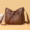 Multi-compartment Simple All-match Middle-aged and Elderly Mother's Large-capacity Casual Shoulder Crossbody Bag