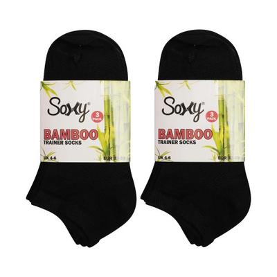 Soxy Dámské/Dámské Kotníkové Bambusové Tréninkové Ponožky (Balení 6)