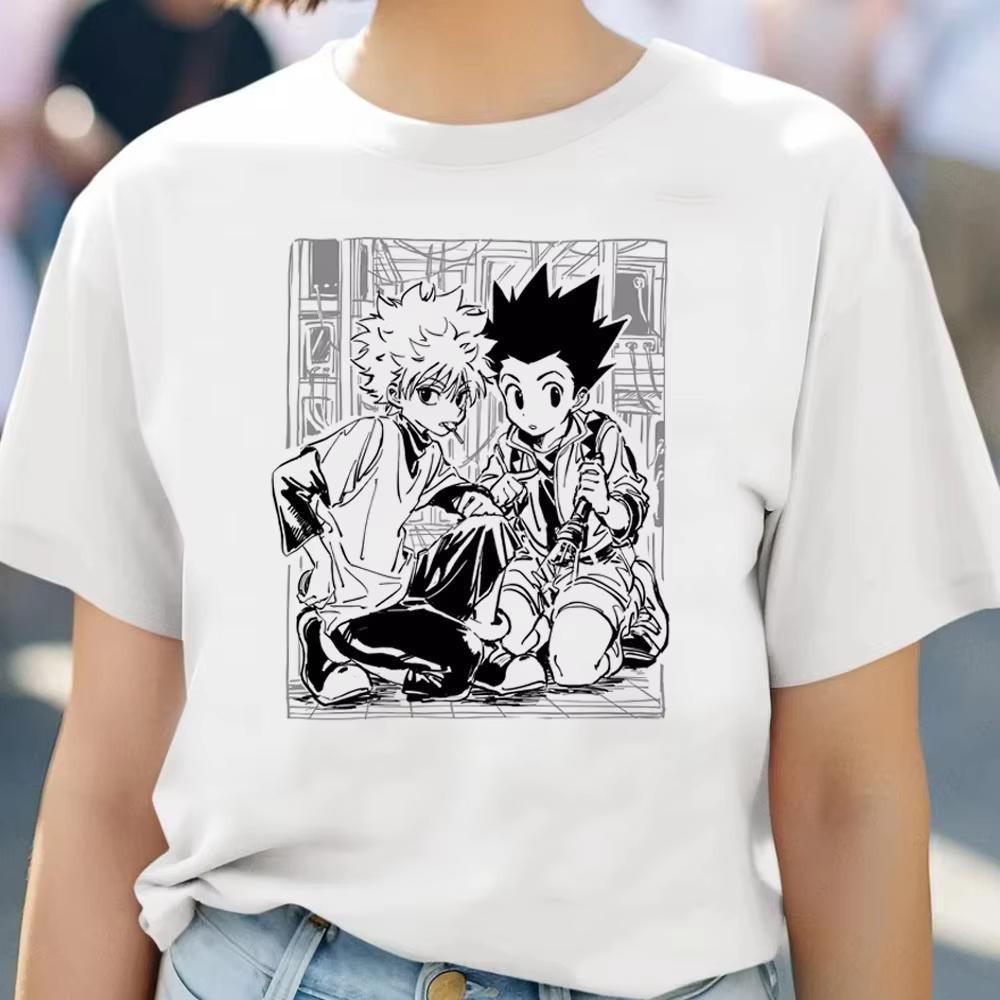 Anime Hunter X Hunter Printed Tshirt Unisexs Clothing and Womens Tshirt Boy Girl Tshirt 2026 Summer New Y2K Tops