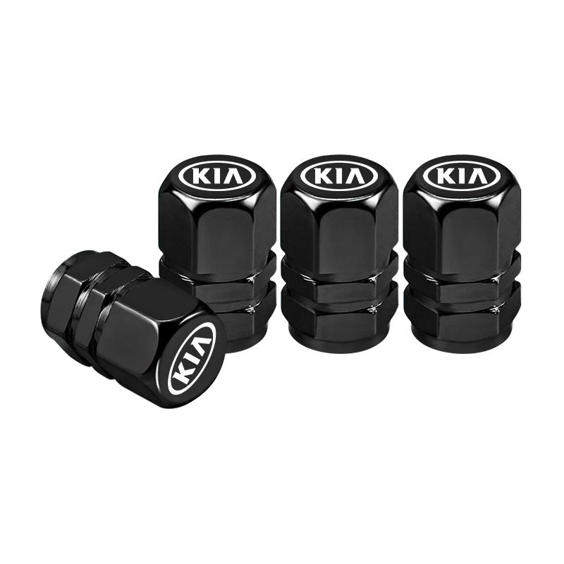 Metal Car Wheel Tire Valve Caps Air Stem Covers For KIA Rio 4 Ev3 Ev6 Niro Stonic Sportage GT-Line Ceed Picanto Forte Sorento K9