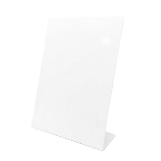 Magnetic Message Board Metal Bulletin Board Magnet Display Stand for Home School Office Fitness Tracking Meal Planning Whiteboard