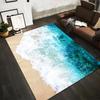 Aesthetic Ocean Wave Carpet Rug for Trendy Home Decor Suitable for Use As an Anti-slip Game Mat for Living Room and Bedroom Sofas