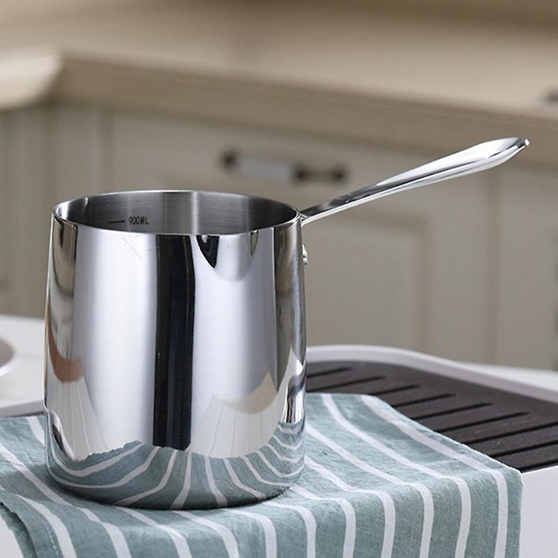 400Ml Coffee Butter Pot Kitchen Double Cooking Pot Classic For Men And Women