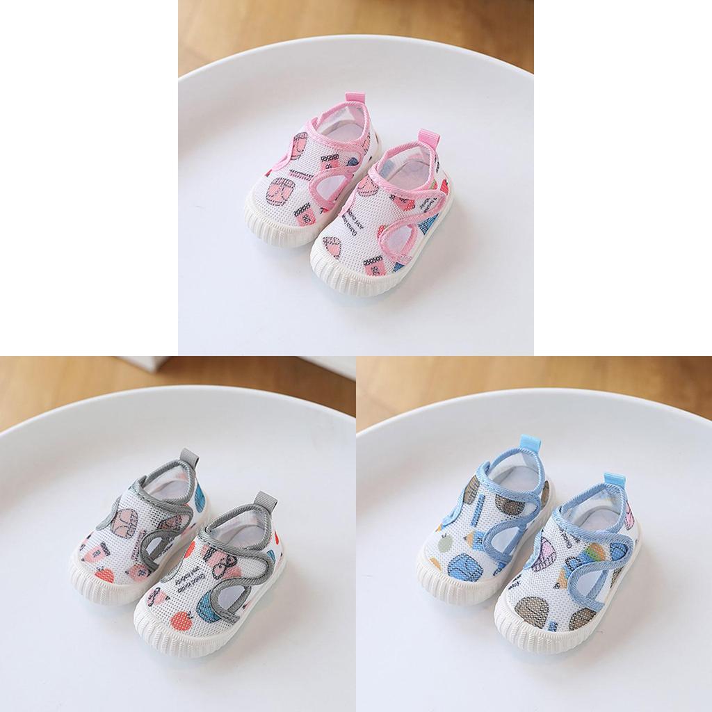 Baby Shoes Summer Mesh Soft Sole For Toddler Growth Cute Cartoon Design For Newborns And Kids