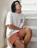 FLATWAVE IN SEOUL Skuv Dyed Print T-Shirts Beige